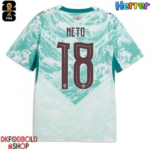 Portugal Pedro Neto #18 Udebanetrøje VM 2026 Kort ærmer